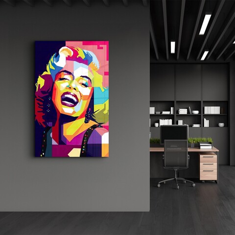 Tablou decorativ, OGLS-9032, Dimensiune: 35 x 55 cm, Multicolor