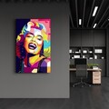 Tablou decorativ, OGLS-9032, Dimensiune: 35 x 55 cm, Multicolor