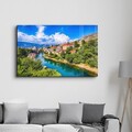 Tablou decorativ, SPR-1450, Dimensiune: 35 x 55 cm, Multicolor