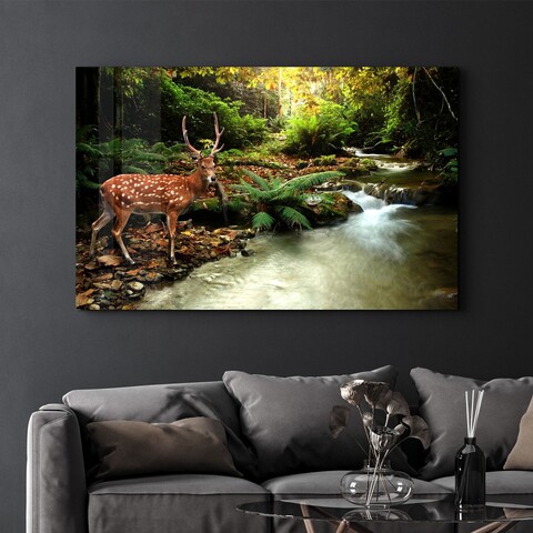 Tablou decorativ, CAM-3019, Dimensiuni: 46 x 72 cm, Multicolor