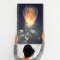 Tablou decorativ, CAM-4035, Dimensiuni: 46 x 72 cm, Multicolor