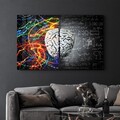 Tablou decorativ, CAM-4073, Dimensiuni: 46 x 72 cm, Multicolor