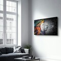 Tablou decorativ, CAM-4073, Dimensiuni: 46 x 72 cm, Multicolor