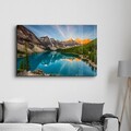 Tablou decorativ, OGLS-1100, Dimensiuni: 46 x 72 cm, Multicolor