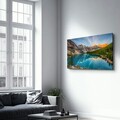 Tablou decorativ, OGLS-1100, Dimensiuni: 46 x 72 cm, Multicolor