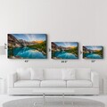 Tablou decorativ, OGLS-1100, Dimensiuni: 46 x 72 cm, Multicolor