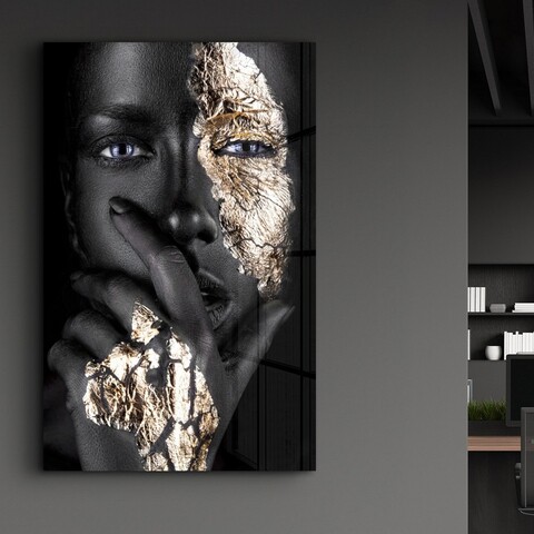 Tablou decorativ, OGLS-8058, Dimensiuni: 46 x 72 cm, Multicolor