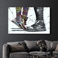 Tablou decorativ, OGLS-8080, Dimensiuni: 46 x 72 cm, Multicolor