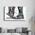 Tablou decorativ, OGLS-8080, Dimensiuni: 46 x 72 cm, Multicolor