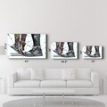 Tablou decorativ, OGLS-8080, Dimensiuni: 46 x 72 cm, Multicolor