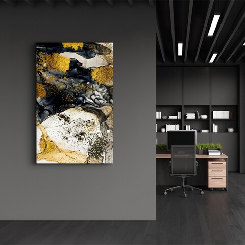Tablou decorativ, OGLS-9035, Dimensiuni: 46 x 72 cm, Multicolor