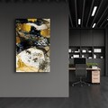 Tablou decorativ, OGLS-9035, Dimensiuni: 46 x 72 cm, Multicolor