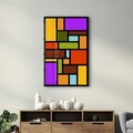 Tablou decorativ, VFT-3015, Dimensiuni: 46 x 72 cm, Multicolor
