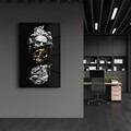 Tablou decorativ, CAM-5079, Dimensiuni: 70 x 110 cm, Multicolor