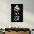 Tablou decorativ, CAM-5079, Dimensiuni: 70 x 110 cm, Multicolor