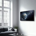 Tablou decorativ, OGLS-7058, Dimensiuni: 70 x 110 cm, Multicolor