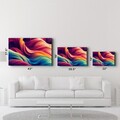 Tablou decorativ, SPR-1344, Dimensiuni: 70 x 110 cm, Multicolor