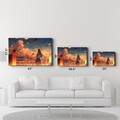 Tablou decorativ, VFT-2090, Dimensiuni: 70 x 110 cm, Multicolor