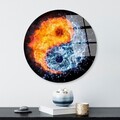 Tablou decorativ, UV-1142, ø30 cm, Multicolor
