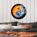 Tablou decorativ, UV-1142, ø30 cm, Multicolor