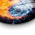 Tablou decorativ, UV-1142, ø30 cm, Multicolor
