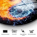 Tablou decorativ, UV-1142, ø30 cm, Multicolor