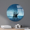 Tablou decorativ, UV-1154, ø30 cm, Multicolor