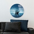 Tablou decorativ, UV-1154, ø30 cm, Multicolor