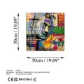 Tablou decorativ, UV-817, Dimensiune: 50 x 50 cm, Multicolor