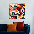 Tablou decorativ, UV-821, Dimensiune: 50 x 50 cm, Multicolor
