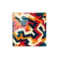 Tablou decorativ, UV-821, Dimensiune: 50 x 50 cm, Multicolor
