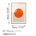 Tablou decorativ, UV-887, Dimensiune: 45 x 65 cm, Multicolor