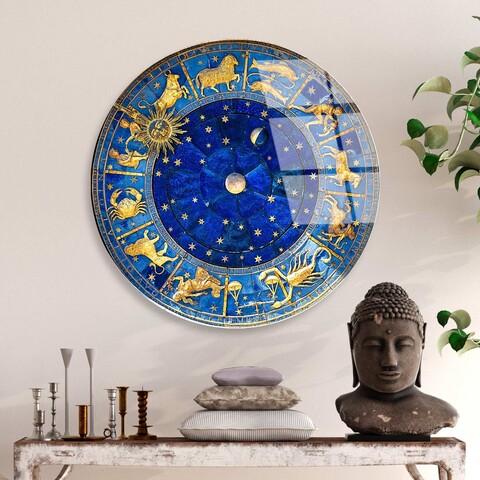 Tablou decorativ, UV-1124, Diametru: 60 cm, Multicolor