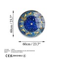 Tablou decorativ, UV-1124, Diametru: 60 cm, Multicolor