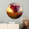 Tablou decorativ, UV-1127, Diametru: 60 cm, Multicolor
