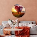 Tablou decorativ, UV-1127, Diametru: 60 cm, Multicolor