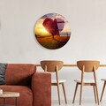 Tablou decorativ, UV-1127, Diametru: 60 cm, Multicolor