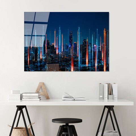 Tablou decorativ, UV-046 70 x 100, 70 x 100 cm, Multicolor