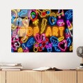 Tablou decorativ, UV-751 70 x 100, 70 x 100 cm, Multicolor