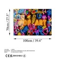 Tablou decorativ, UV-751 70 x 100, 70 x 100 cm, Multicolor
