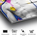 Tablou decorativ, UV-784 70 x 100, 70 x 100 cm, Multicolor
