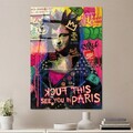 Tablou decorativ, UV-789 70 x 100, 70 x 100 cm, Multicolor