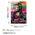 Tablou decorativ, UV-789 70 x 100, 70 x 100 cm, Multicolor