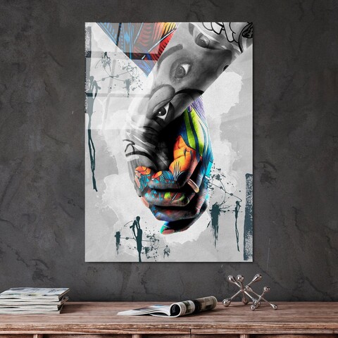Tablou decorativ, UV-799 70 x 100, 70 x 100 cm, Multicolor
