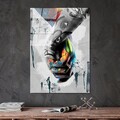 Tablou decorativ, UV-799 70 x 100, 70 x 100 cm, Multicolor