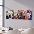 Tablou decorativ (3 Pieces), UV-857, Dimensiune: 50 x 50 cm (3 bucăți), Multicolor