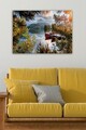Tablou decorativ, 1218371461-5070, Lemn (Grosime: 3 cm, Multicolor