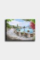 Tablou decorativ, 1467158057-5070, Cadru: 100% LEMN (grosime: 3 cm), Multicolor