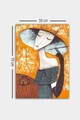 Tablou decorativ, 21398527-5070, Lemn (Grosime: 3 cm, Multicolor