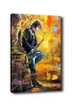Tablou decorativ, Kanvas Tablo (50 x 70), Lemn (Grosime: 3 cm, Multicolor